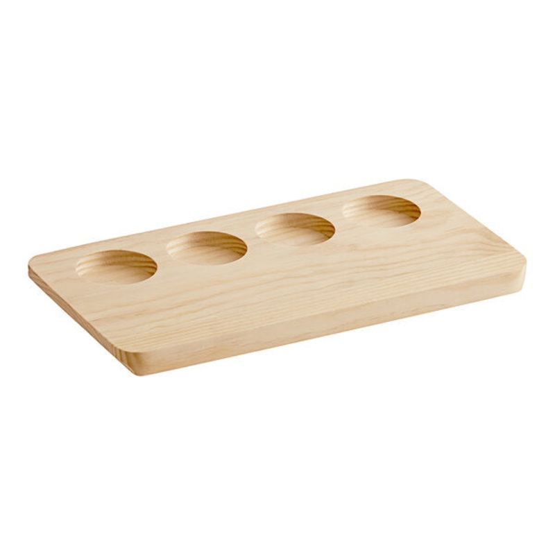 Acopa: Natural Wood Flight Tray