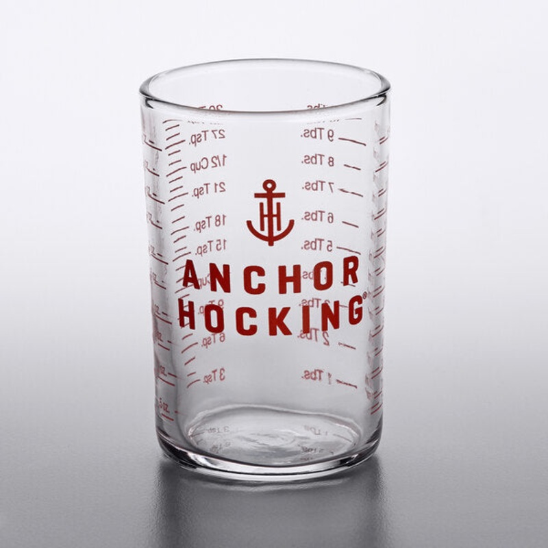 Anchor Hocking: 5 oz. Measuring Glass with Red Graduations