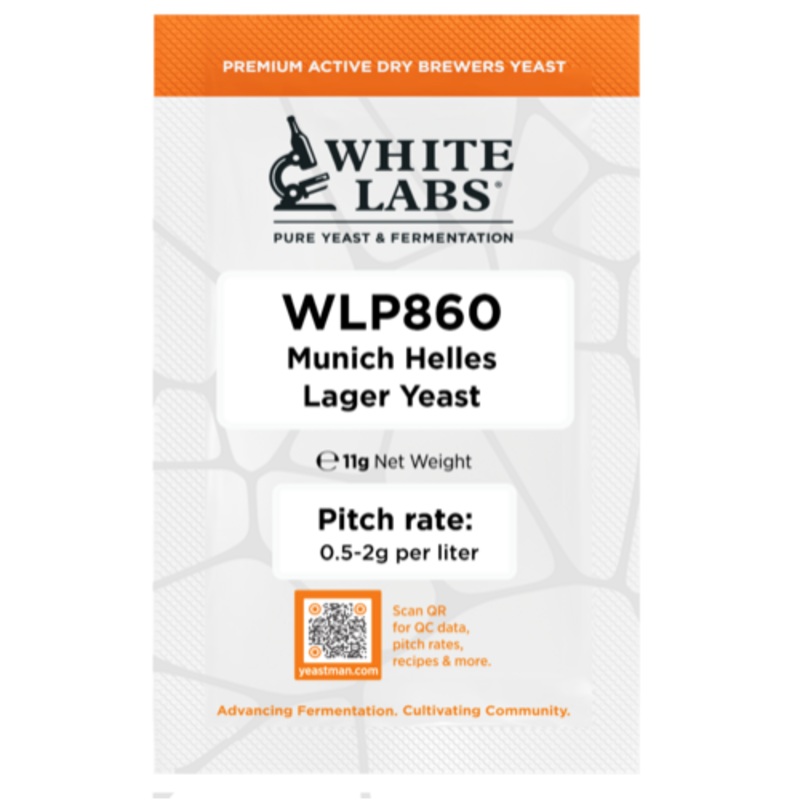 White Labs: WLP860 Munich Helles Lager DRY Yeast