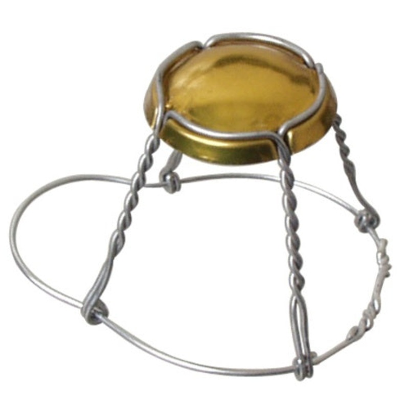 Belgian Bottle Wire Cork Hoods: 100 Count