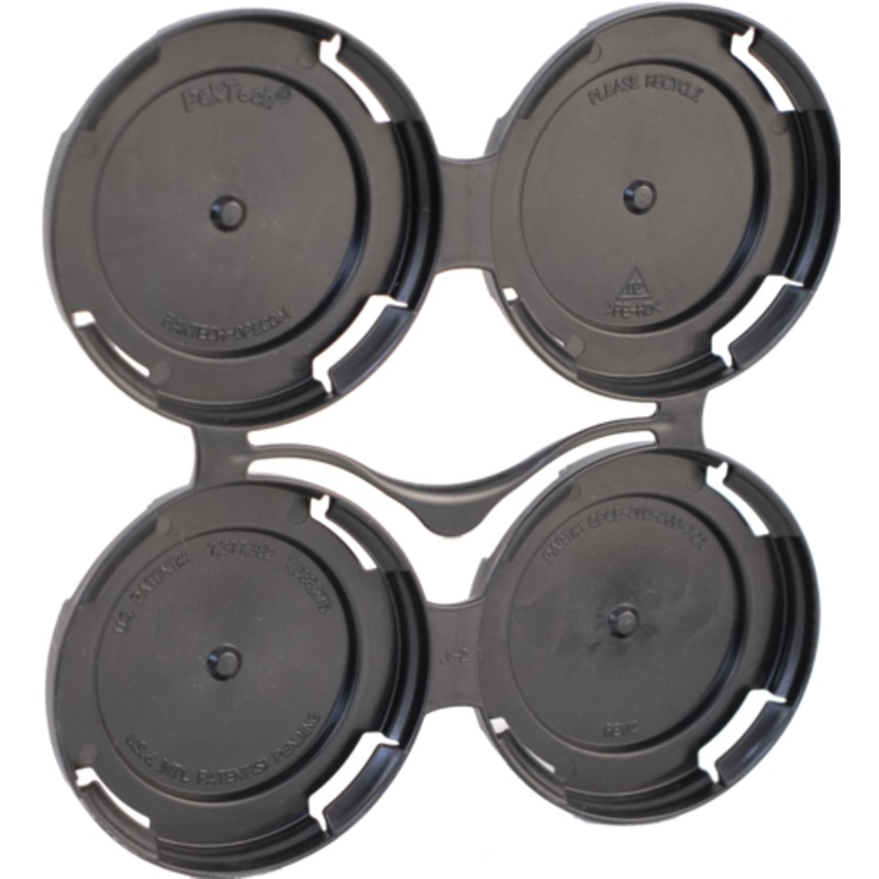 Black Can Carrier: 4 Pack