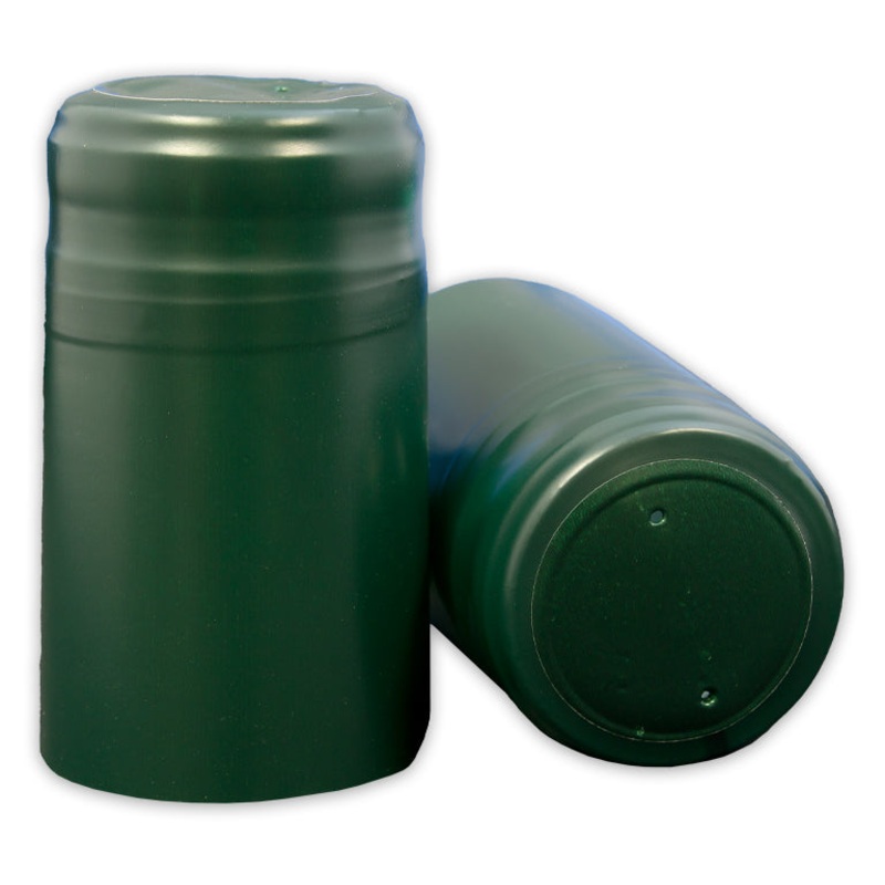 Bottle Shrink Capsules: Metallic Green (30 Count)