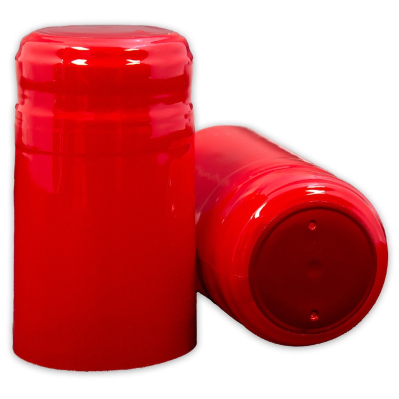 Bottle Shrink Capsules: Red (30 Count)