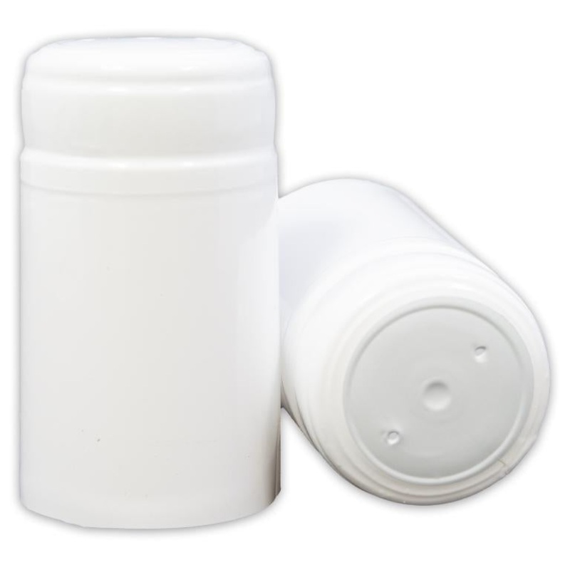 Bottle Shrink Capsules: White (30 Count)