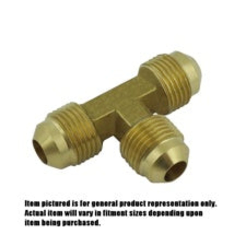 Brass 1/4 MFL Threaded Tee