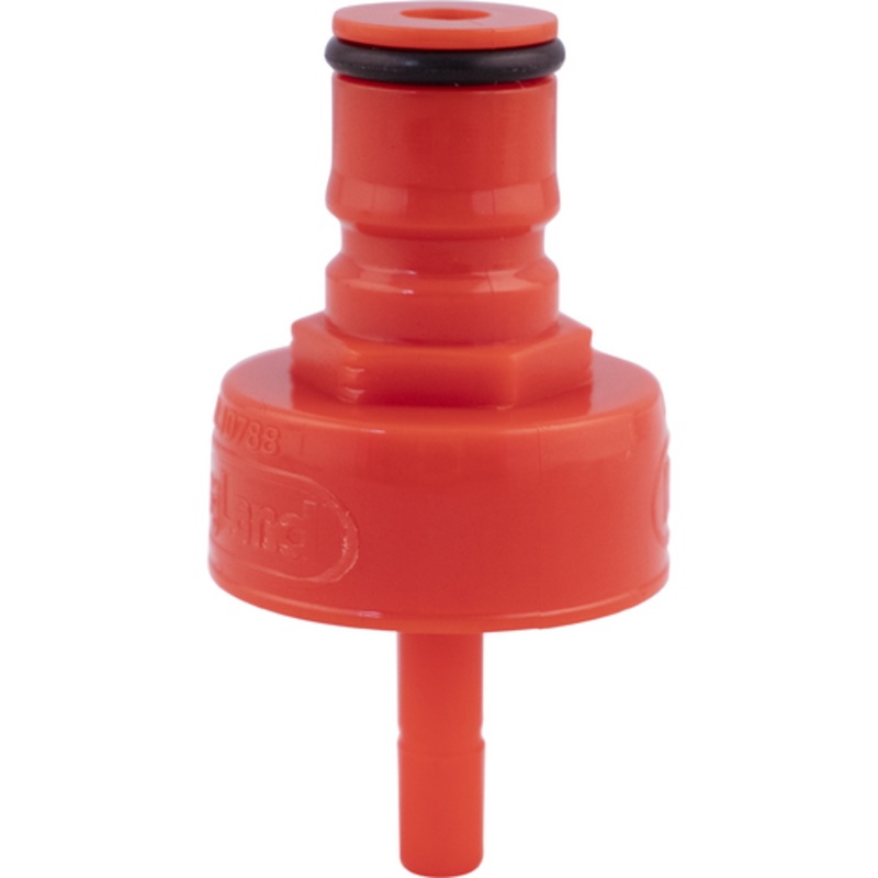 Carbonation and Line Cleaning Ball Lock Quick Disconnect (QD) Cap – Red Plastic