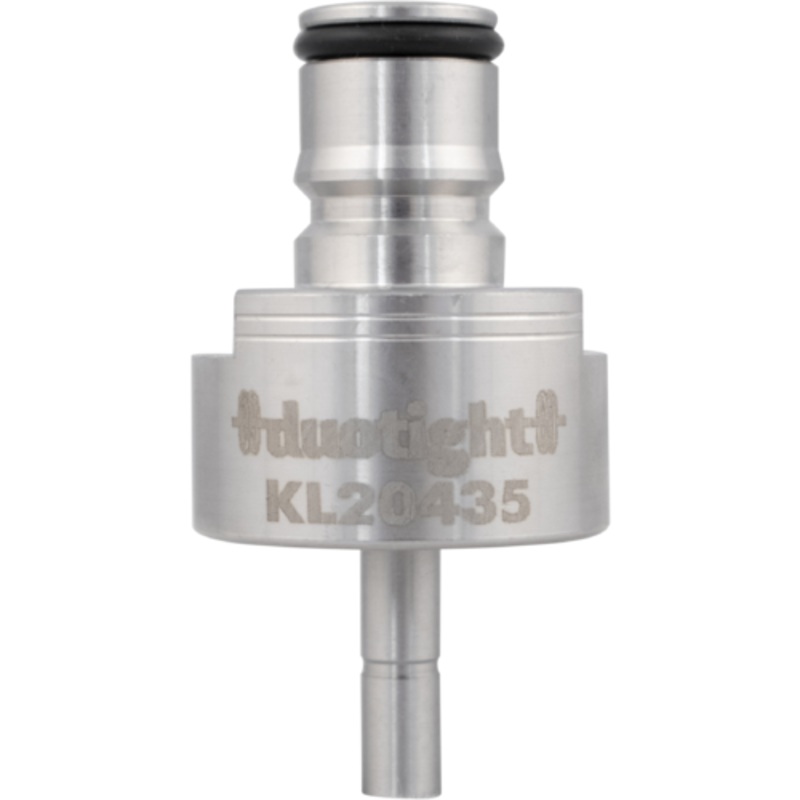 Carbonation and Line Cleaning Ball Lock Quick Disconnect (QD) Cap – Stainless – Duotight Compatible