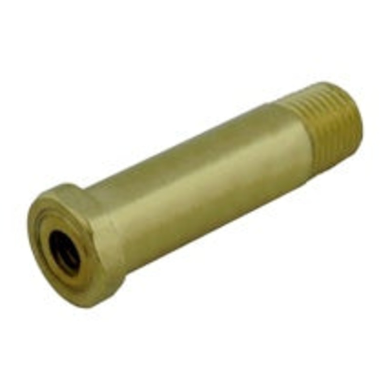 CO2 Regulator Stem: 1/4 MPT x 2-1/4 L (Left Hand Thread)