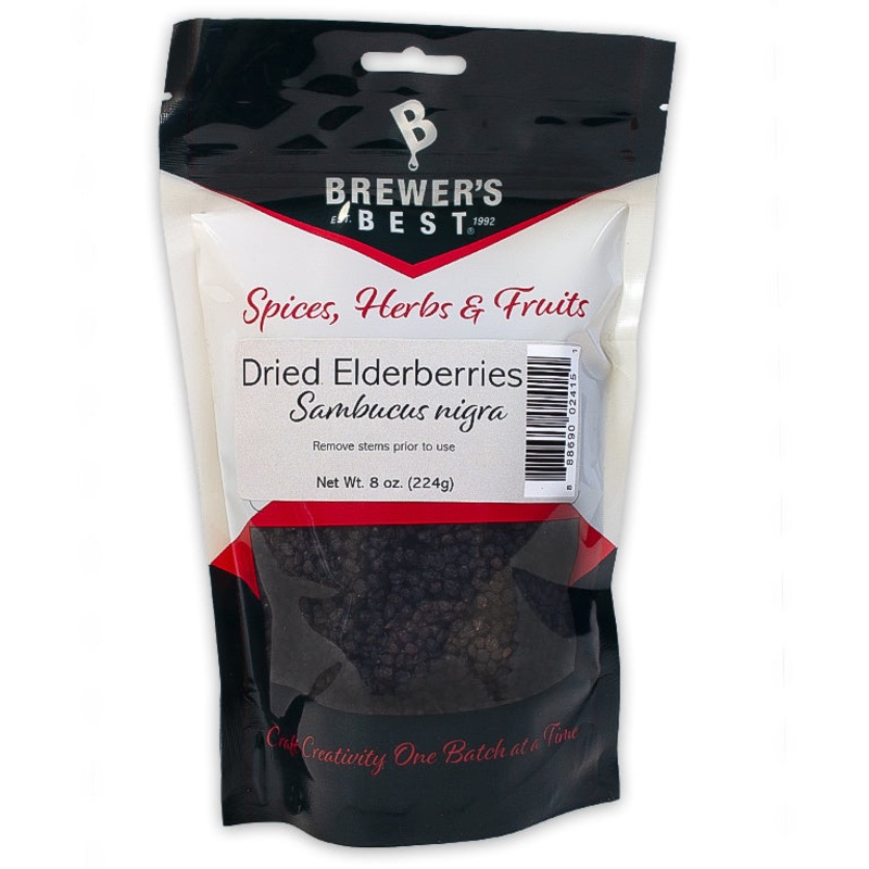 Dried Elderberry: 8 oz.
