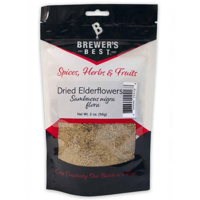 Dried Elderflower: 2 oz.