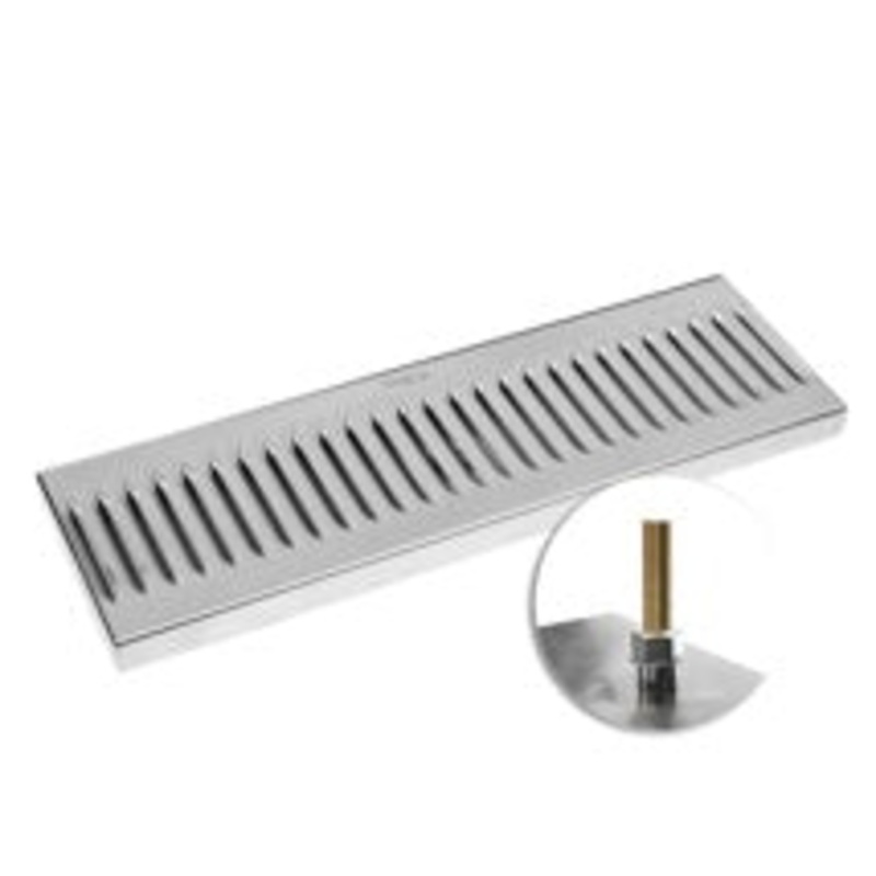 Drip Tray: 16 x 5 (Surface Mount with Drain)
