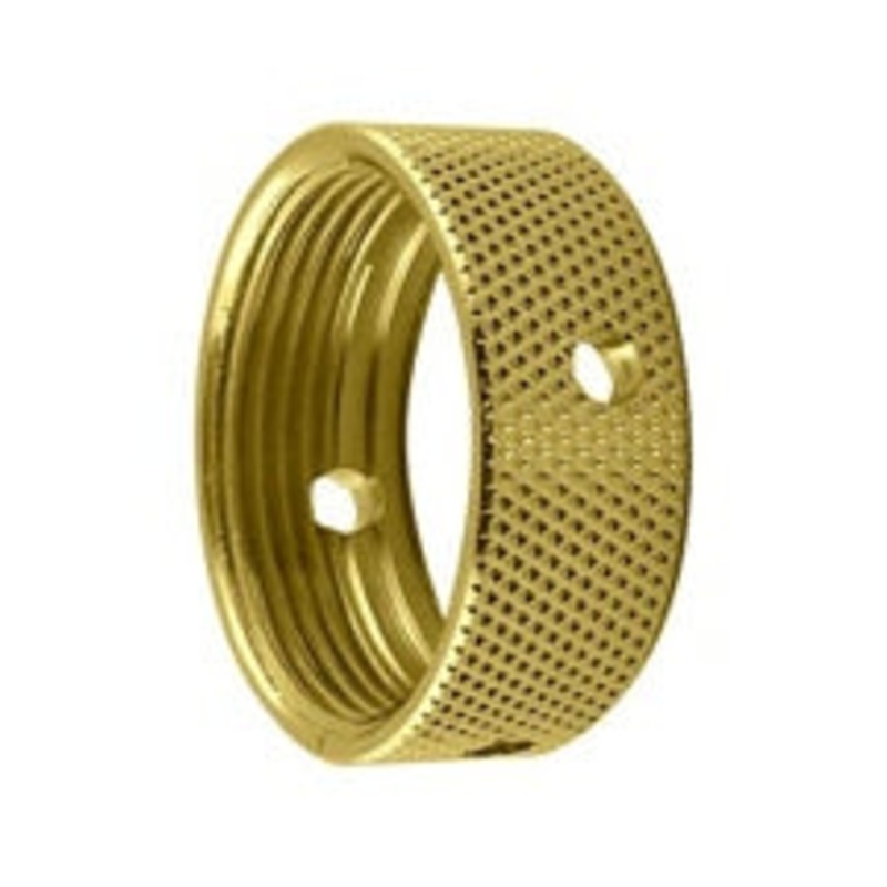 Faucet Coupler Ring: Brass (Knurled)