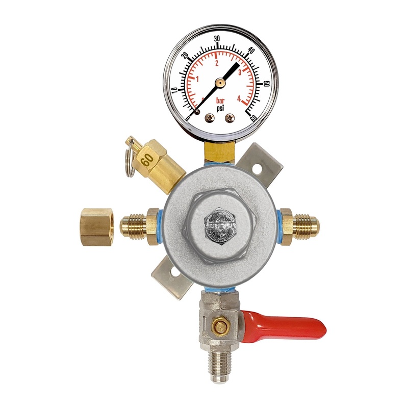 Foxx Secondary CO2 Regulator with 1/4 Flare