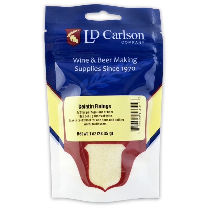 Gelatin Finings: 1 oz.