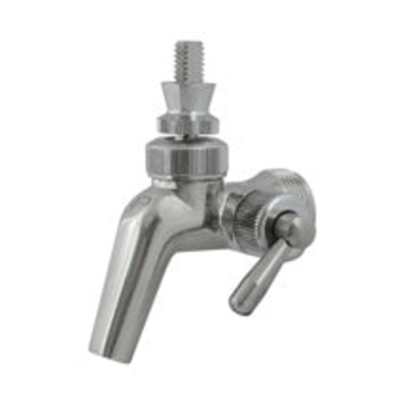 Perlick Forward Sealing Faucet 600 Series with Flow Control & Creamer (Stainless)