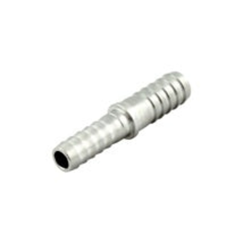 Splicer: 1/4 Barb x 3/8 Barb (Stainless)