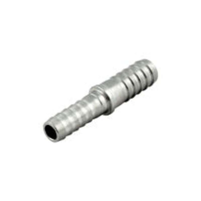 Splicer: 1/8 Barb x 1/4 Barb (Stainless)