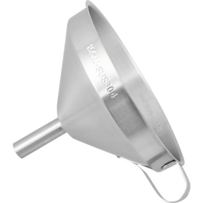 Stainless Funnel: 6 in.