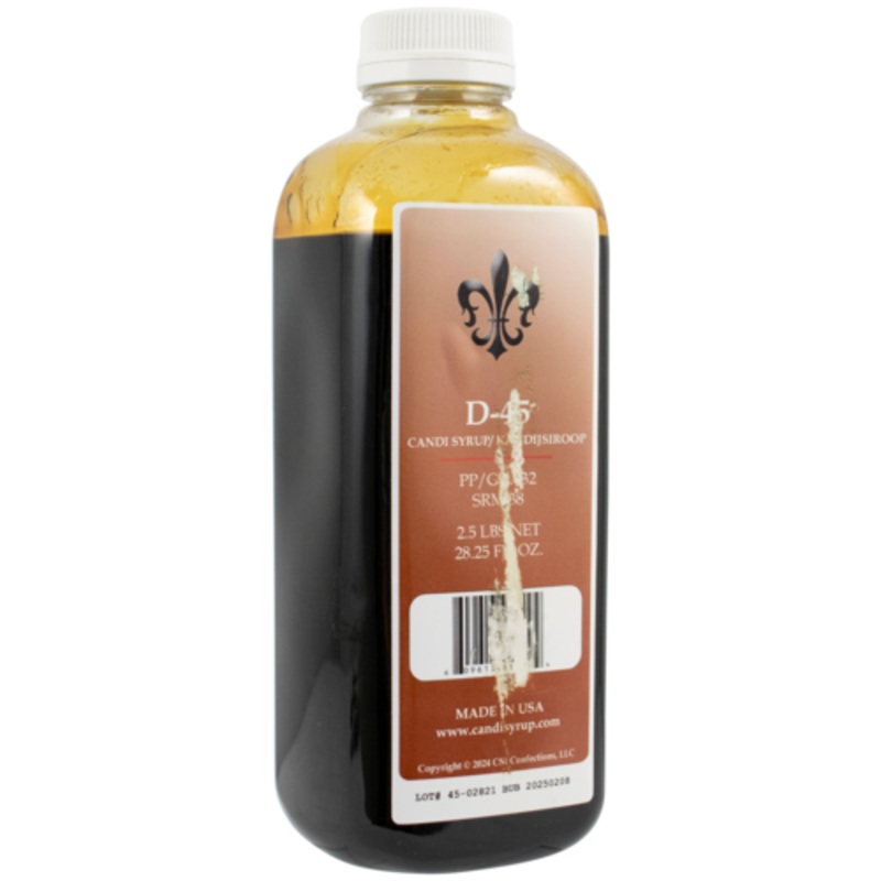 Candi Syrup – D-45 (Amber) – 2.5 lb.