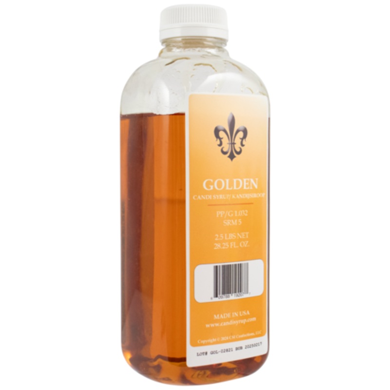 Candi Syrup – Golden 5 (Light) – 2.5 lb.