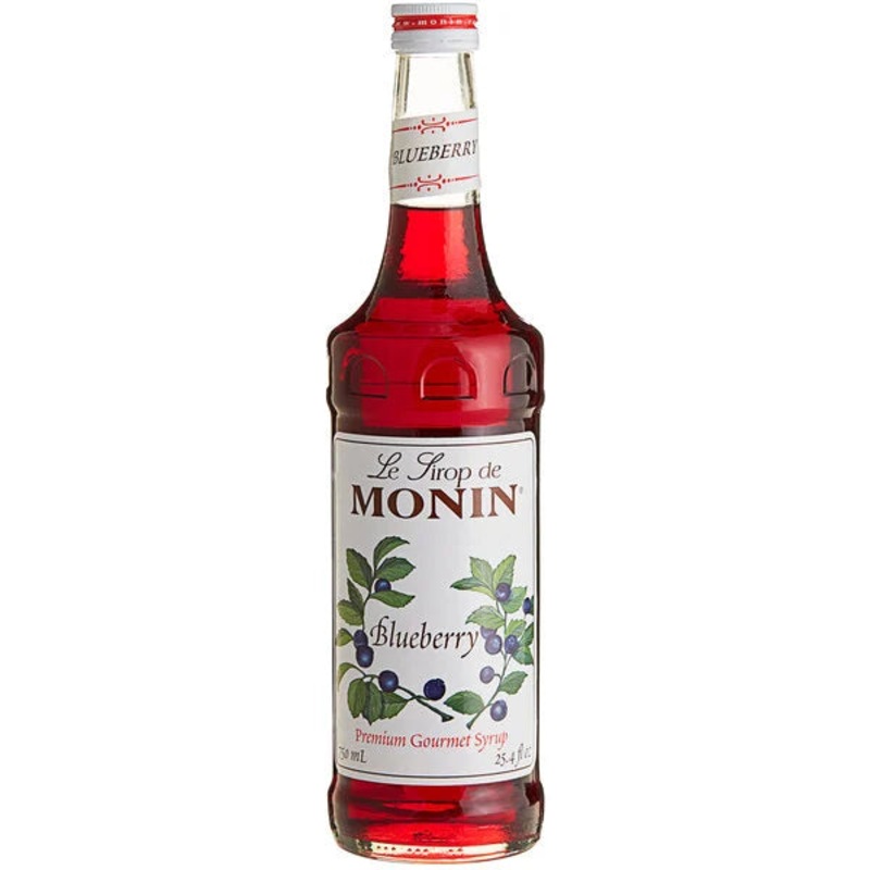 Monin: Premium Blueberry Flavoring Syrup – 750 ml.