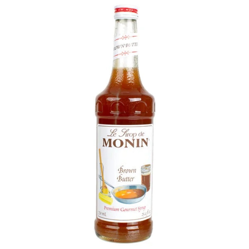 Monin: Premium Brown Butter Flavoring Syrup – 750 ml.