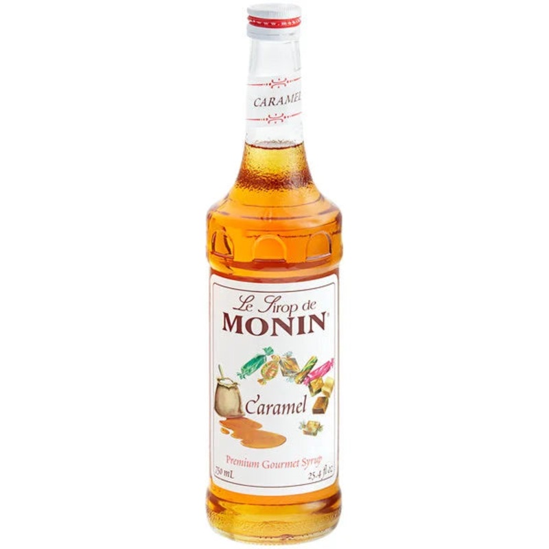 Monin: Premium Caramel Flavoring Syrup – 750 ml.