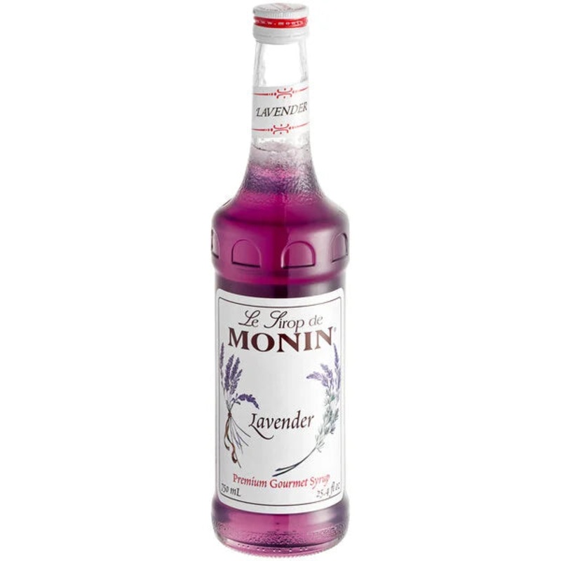Monin: Premium Lavender Flavoring Syrup – 750 ml.
