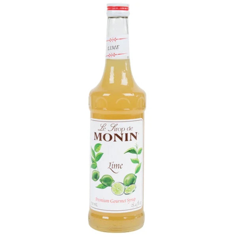 Monin: Premium Lime Flavoring Syrup – 750 ml.