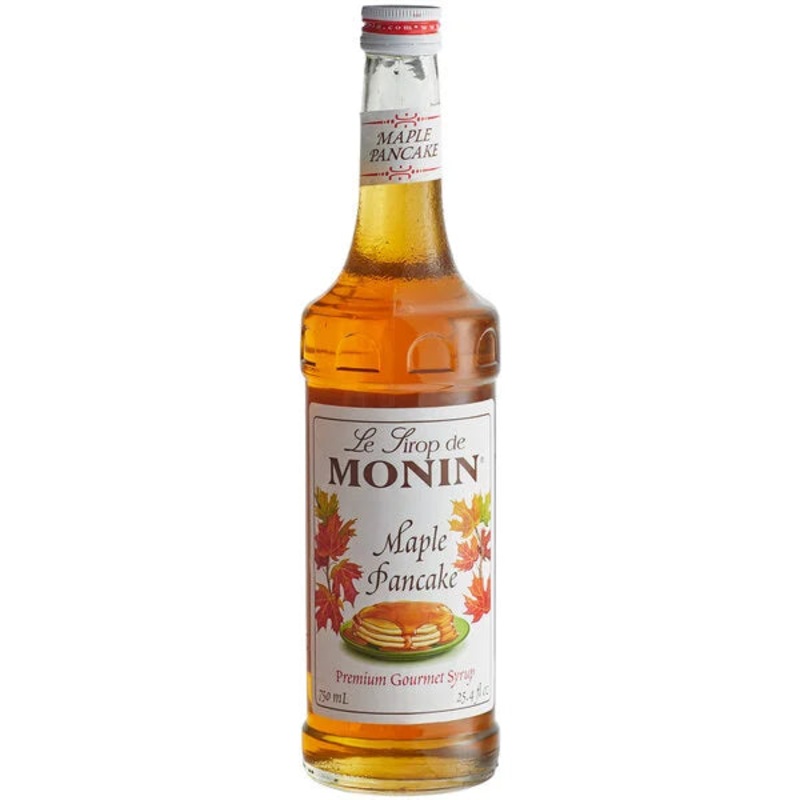 Monin: Premium Maple Pancake Flavoring Syrup – 750 ml.