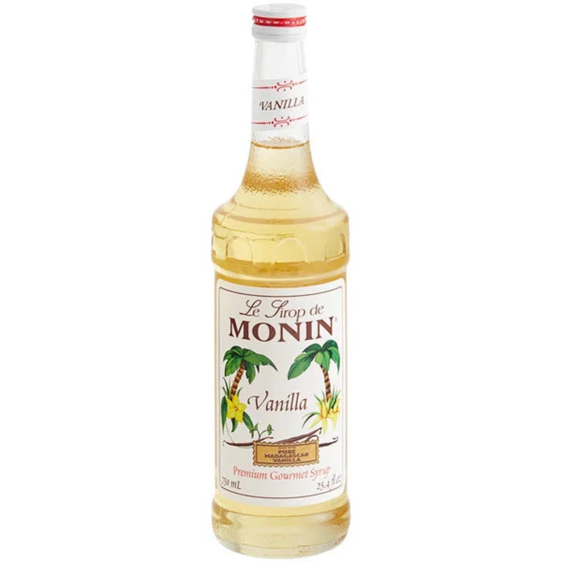 Monin: Premium Vanilla Flavoring Syrup – 750 ml.