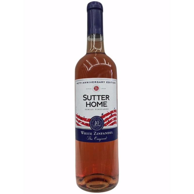 Sutter Home White Zinfandel|750ml|1.5 Liter|4 Pack 187ml