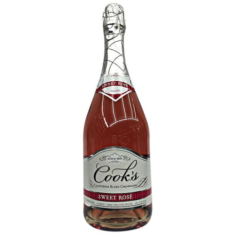 Cook’s Cellars California Blush Champagne Sparkling Sweet Rose