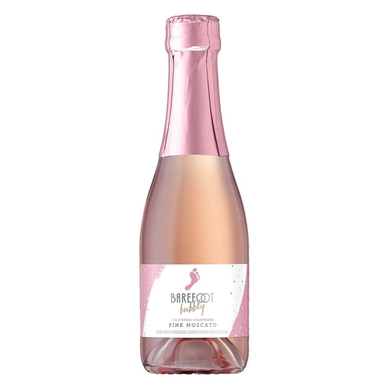 Barefoot Bubbly Pink Moscato Mini 187ml