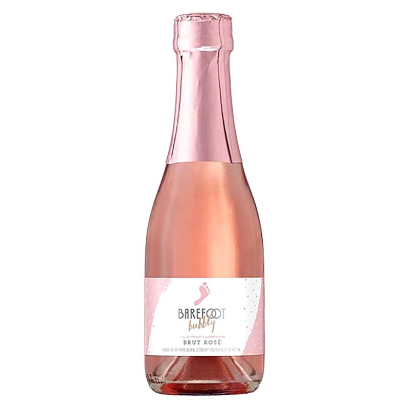 Barefoot Bubbly Brut Ros Mini 187ml