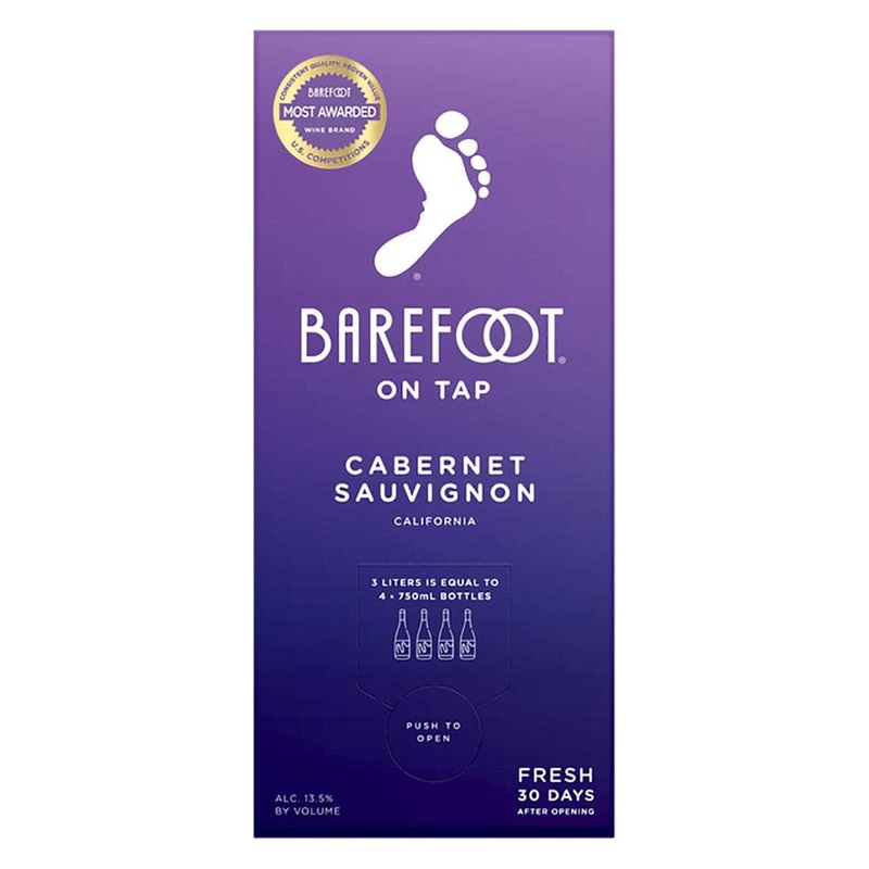Barefoot On Tap Cabernet Sauvignon 3 Liter