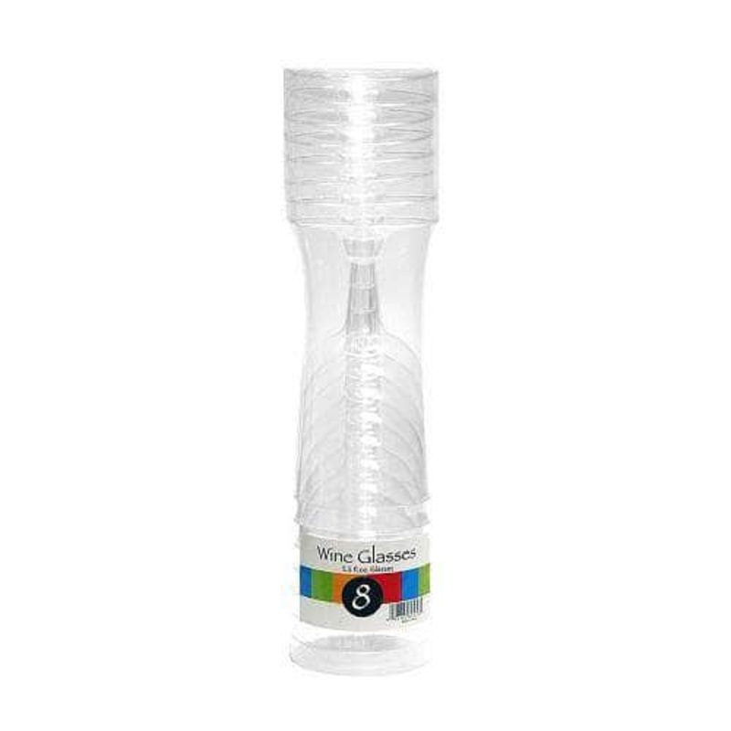 5.5 oz. Clear Wine Glasses, 8 pc