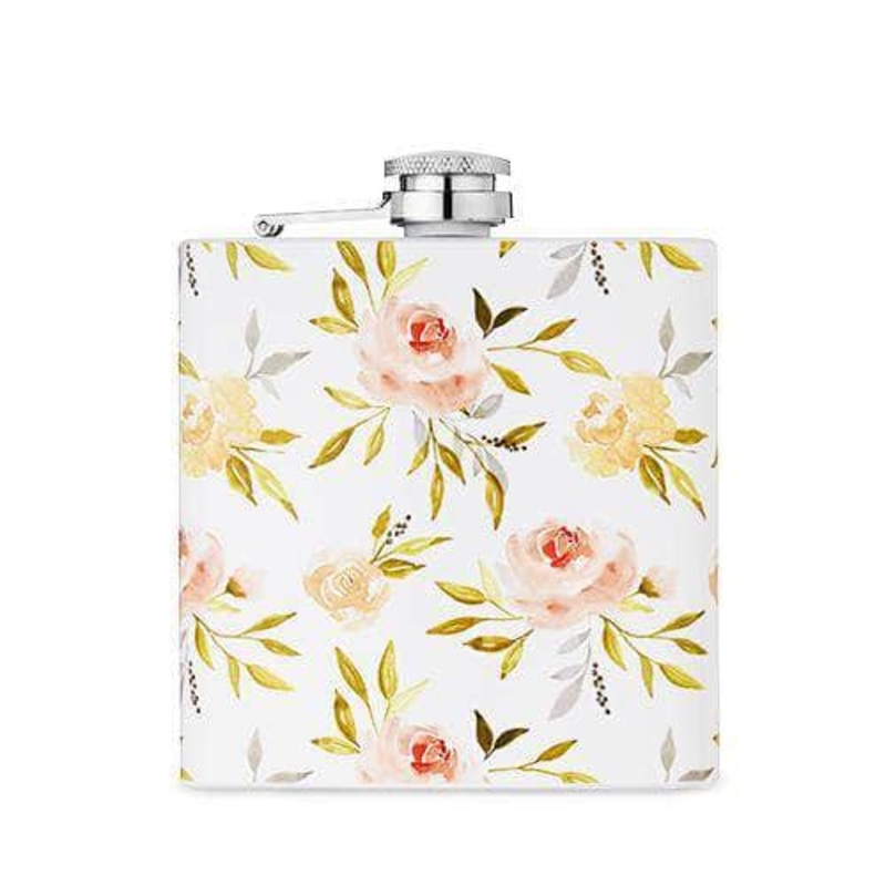 6 oz Rose Flask by Twine