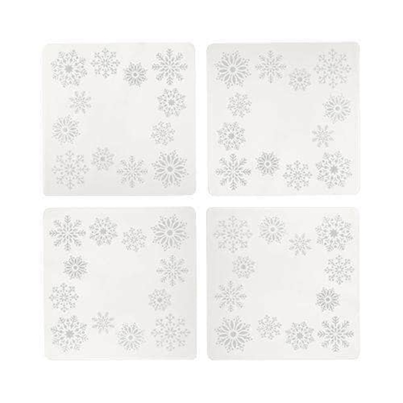 Holiday Wooden Coasters by Twine