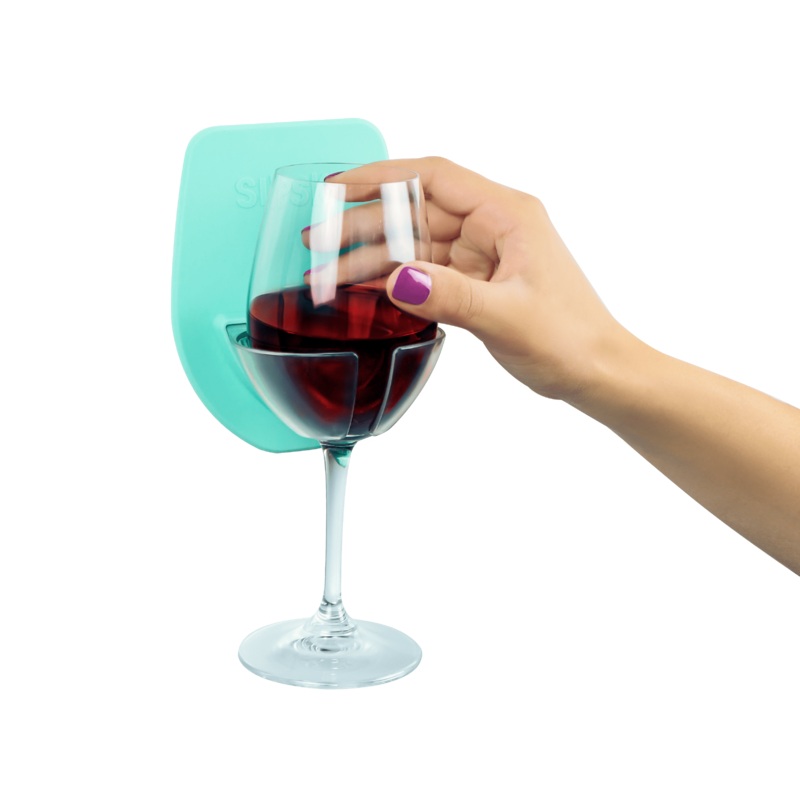 Sipski Shower Wine Holder – Sea foam