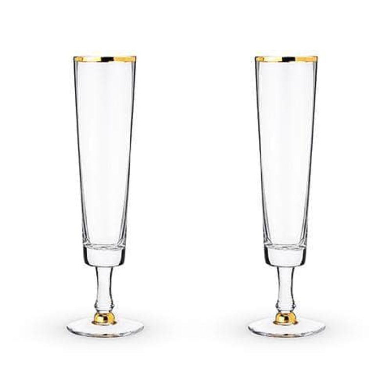 Wedding Champagne Flute Set by Twine
