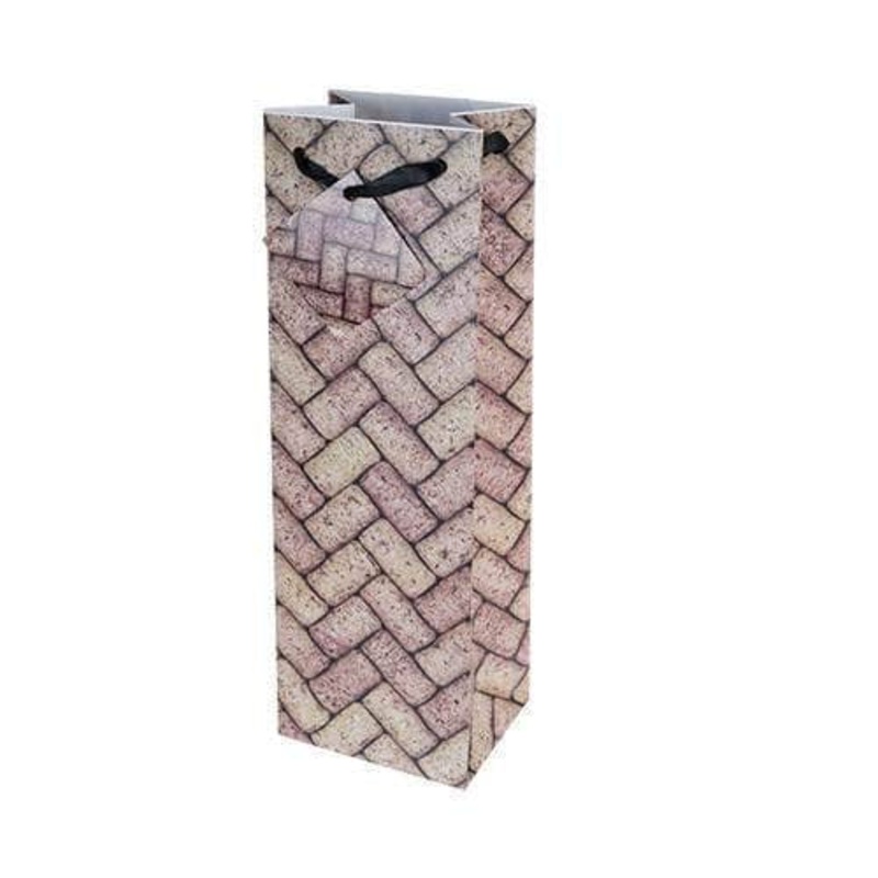 Wine Corks Single Bottle Bag