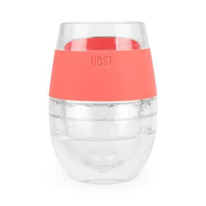 Wine FREEZE Cooling Cup in Coral (1 pack) by HOST