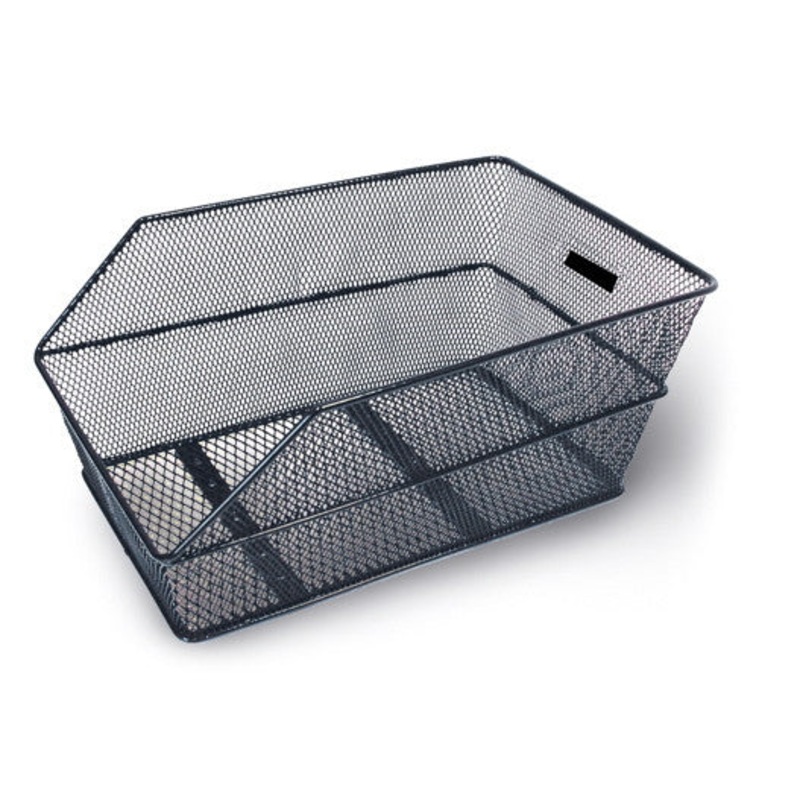 Basil Cento Rear Basket|Black|Olive Green