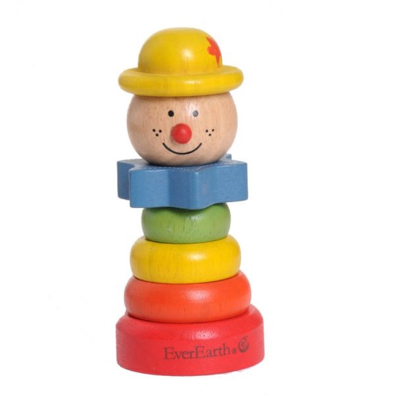 EverEarth Stacking Clown|Yellow Hat|Red Hat