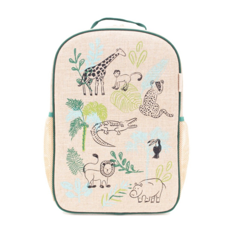 SoYoung Grade School Backpack|Blue Dino|Jungle Cats|Neo Rainbow|Safari friends|Under The Sea|Green Stegosaurus|Forest Friends|Vintage Trucks