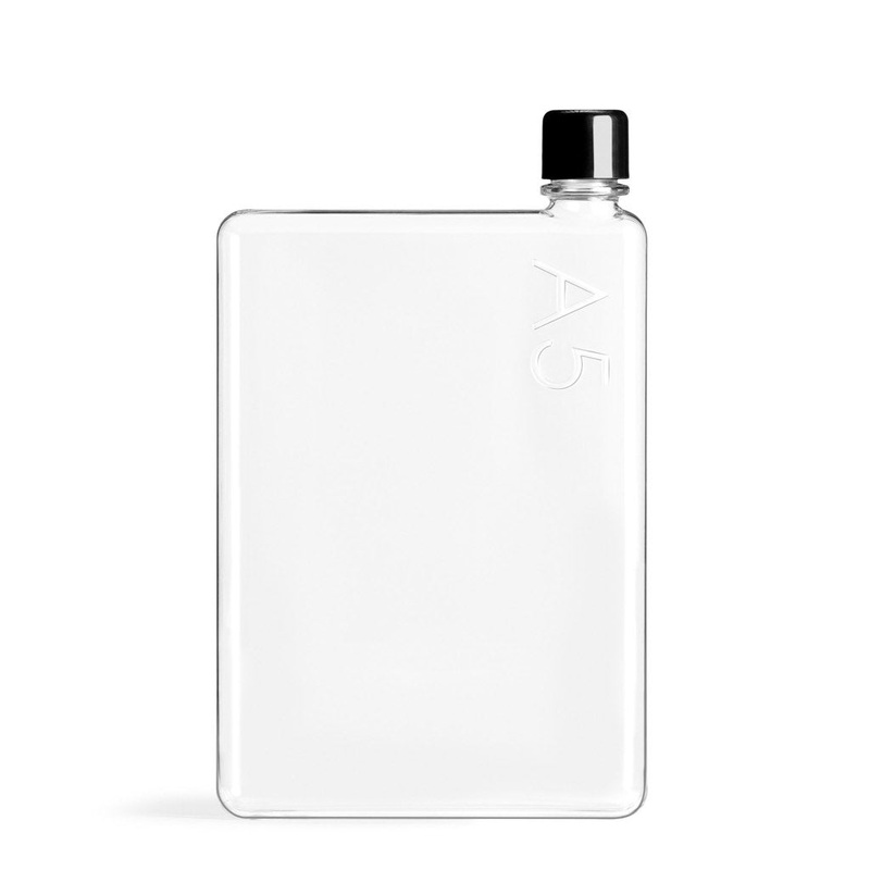 Memobottle Clear Water Bottle|A5 (750 ml)|A6 (375 ml)|A7 (180 ml)|Slim (450 ml)