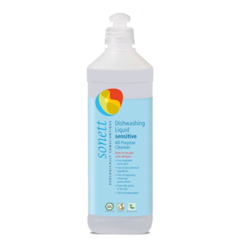 Sonett Sensitive Dishwashing Liquid & All Purpose Cleanser 500 ml