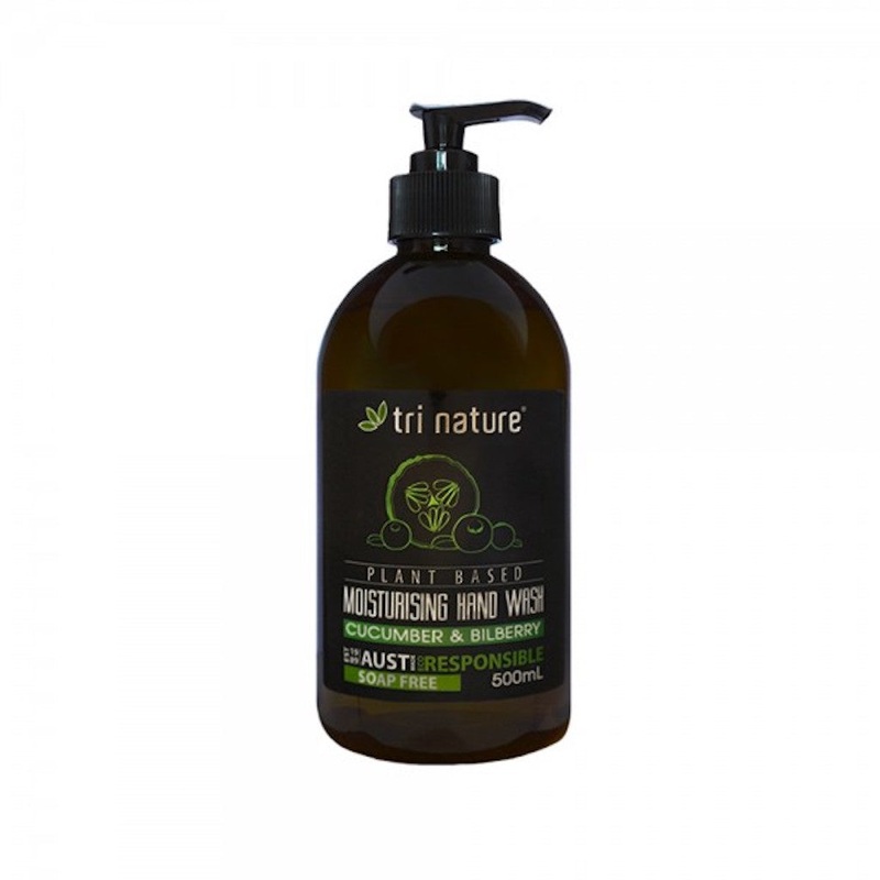 Tri Nature Hand Wash 500 ml|Cucumber & Bilberry|White Tea & Ginger|Mandarin & Basil