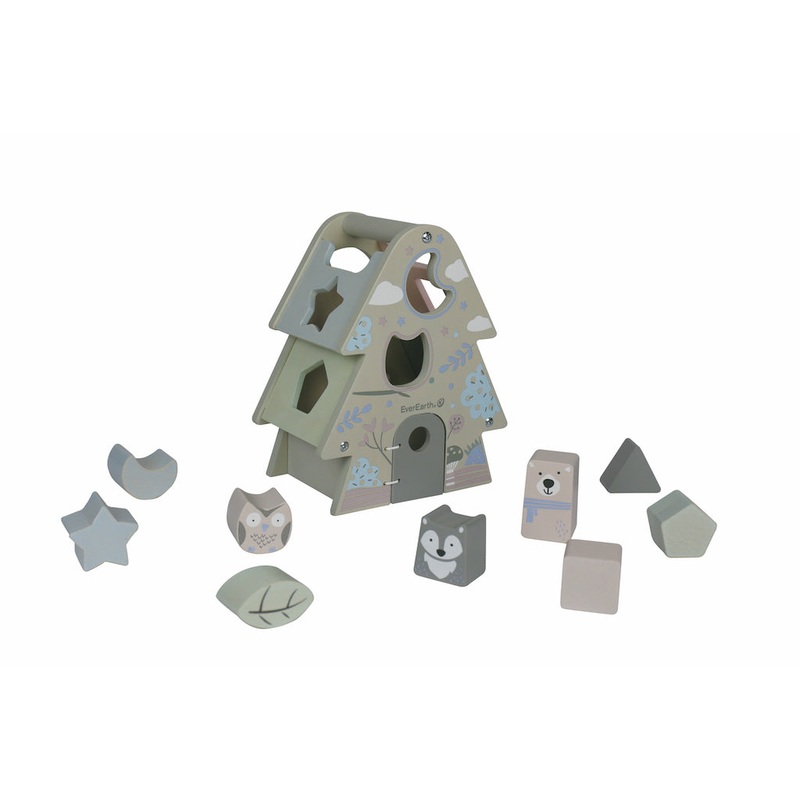 EverEarth Tree Shape Sorter Pastel